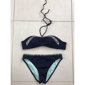 Tribord Bikini Swimwear Multicolor Print Padded Halter Swim